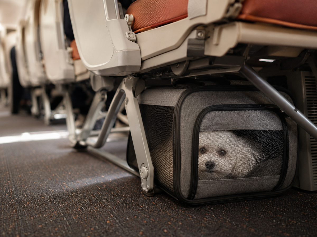 Quelle taille de sac de transport pour chien en avion Air France ? Image