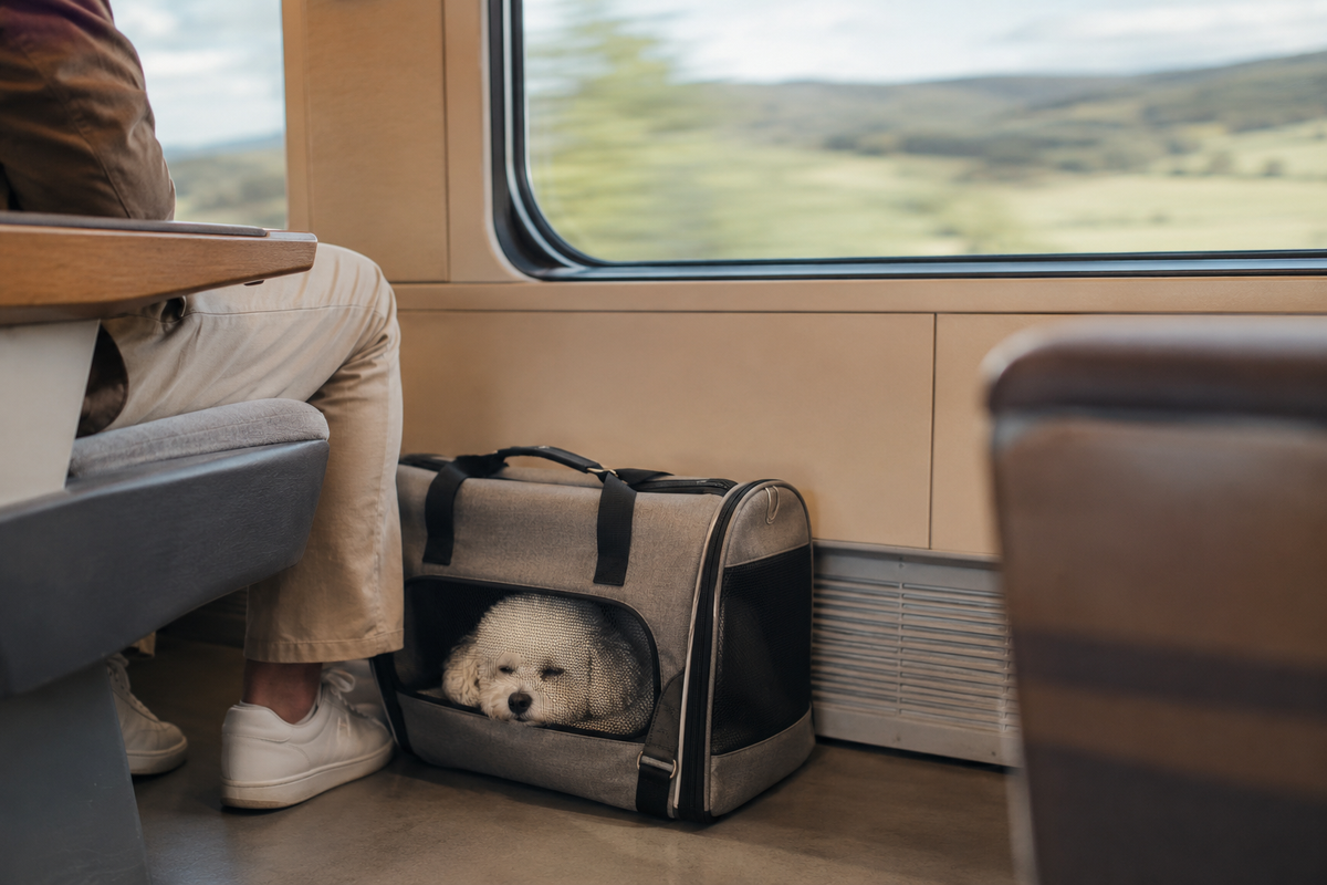 Sac de transport chien en train : les dimensions SNCF à connaître Image