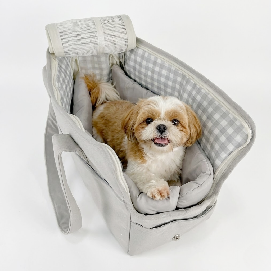 Sac à main de transport pour chien, poignées renforcées, tailles Petit et Moyen, jusqu'à 6 kg