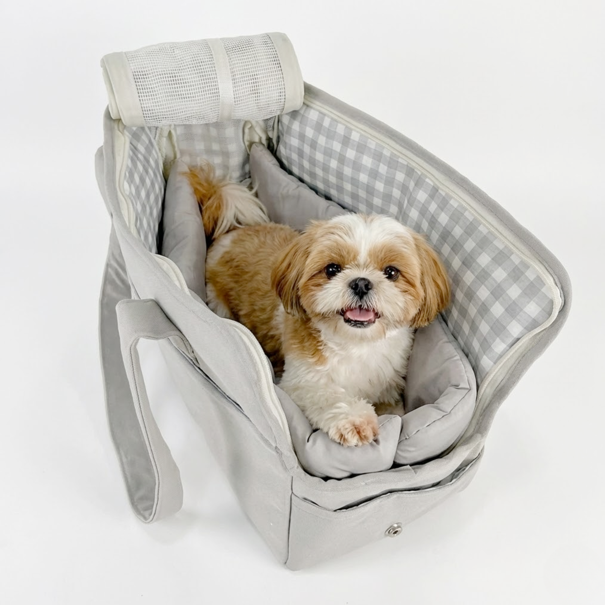 Sac à main de transport pour chien, poignées renforcées, tailles Petit et Moyen, jusqu'à 6 kg