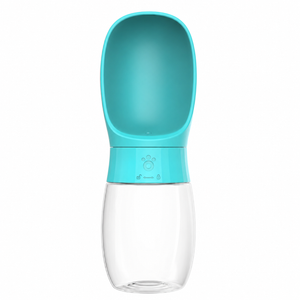 Gourde portable pour chien avec bol intégré, système anti-gaspillage, 350 ou 550 ml