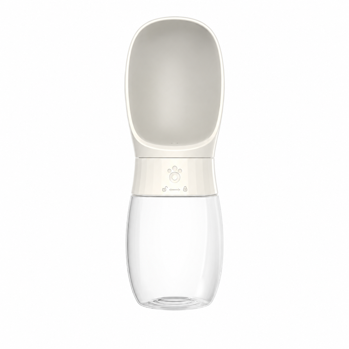 Gourde portable pour chien avec bol intégré, système anti-gaspillage, 350 ou 550 ml