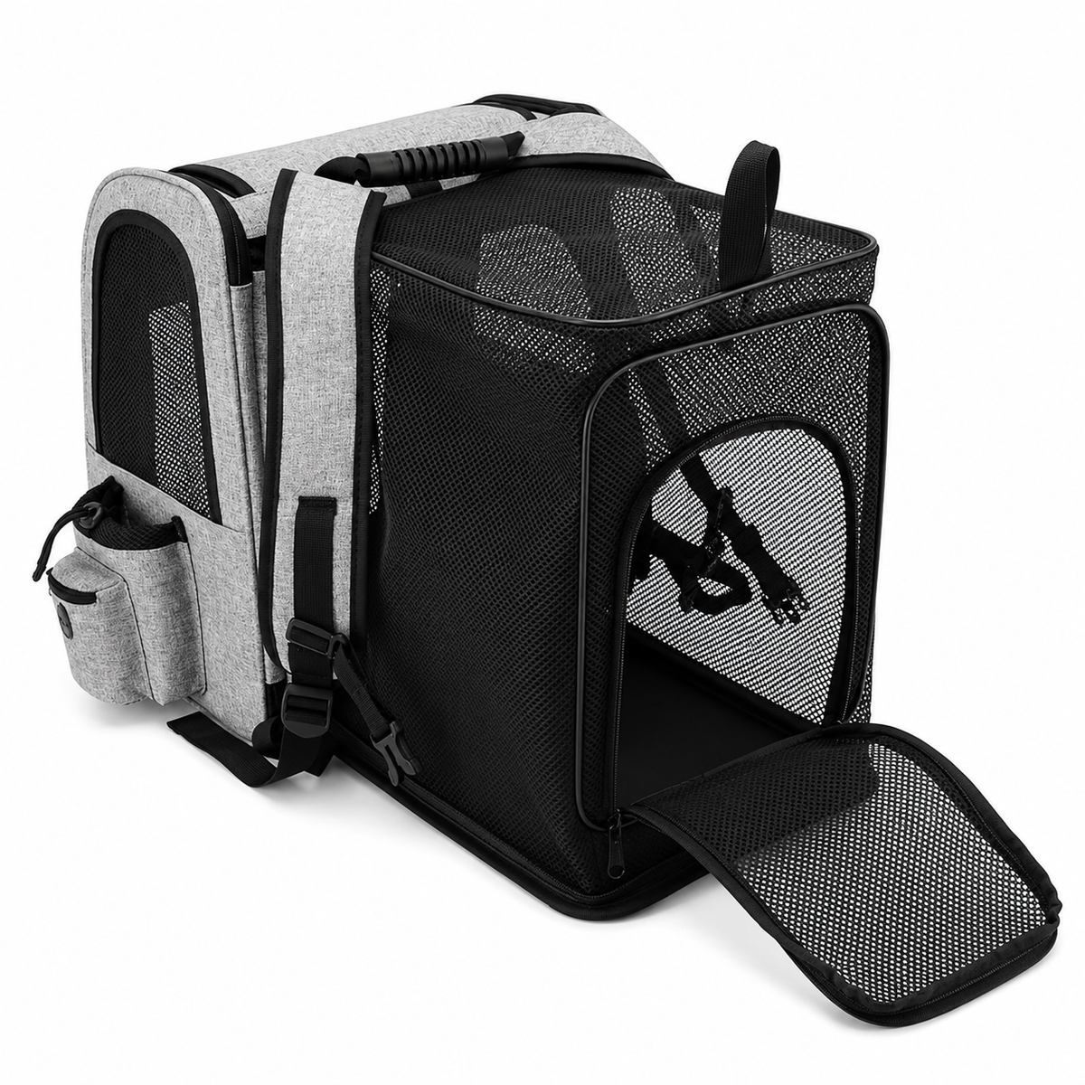 Sac à dos de transport pour chien extensible, Oxford 600D hydrofuge, jusqu'à 7 kg