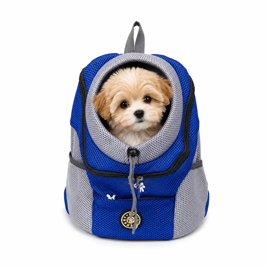 Sac à dos de transport pour chien, maille respirante, tailles S à L, 1 à 12 kg