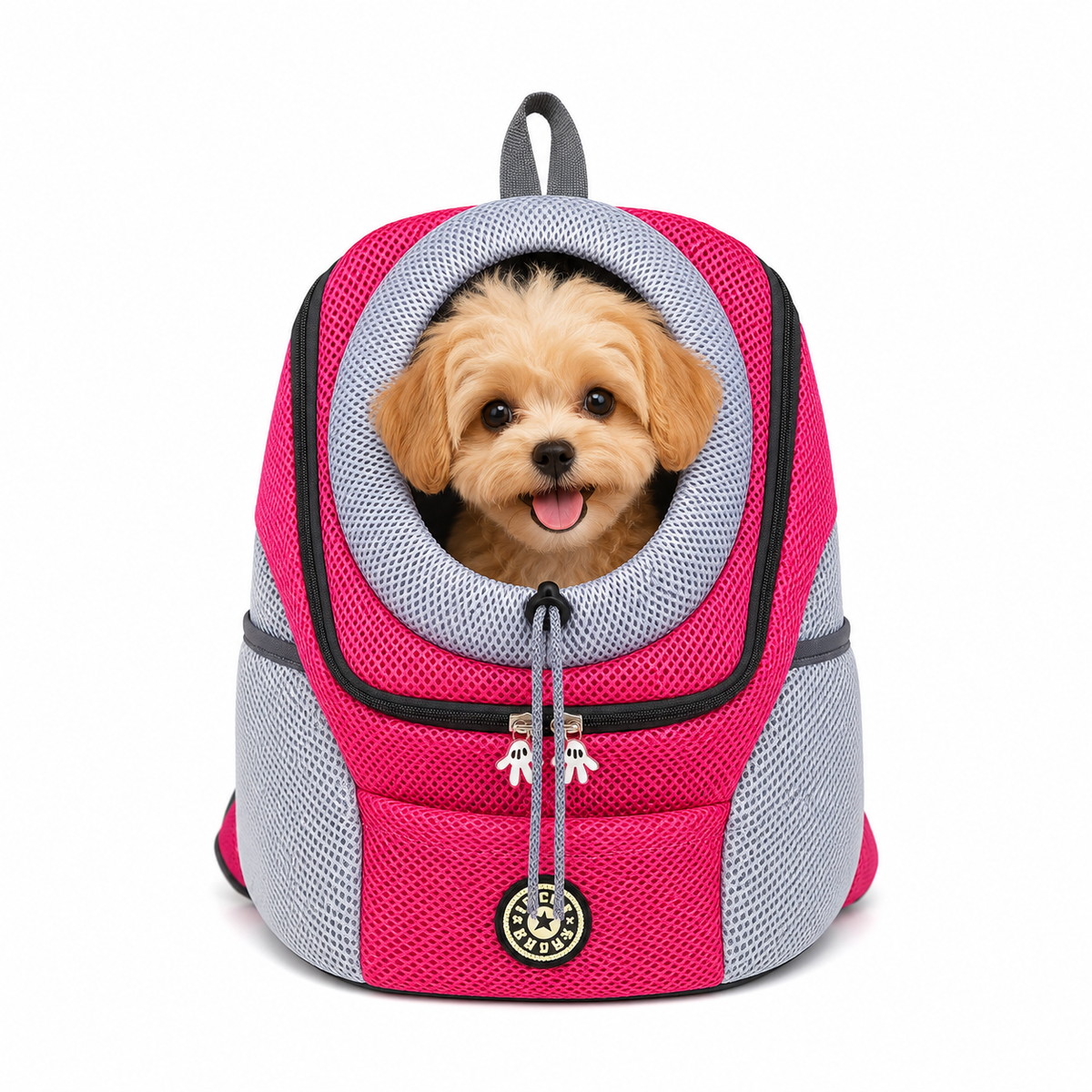 Sac à dos de transport pour chien, maille respirante, tailles S à L, 1 à 12 kg
