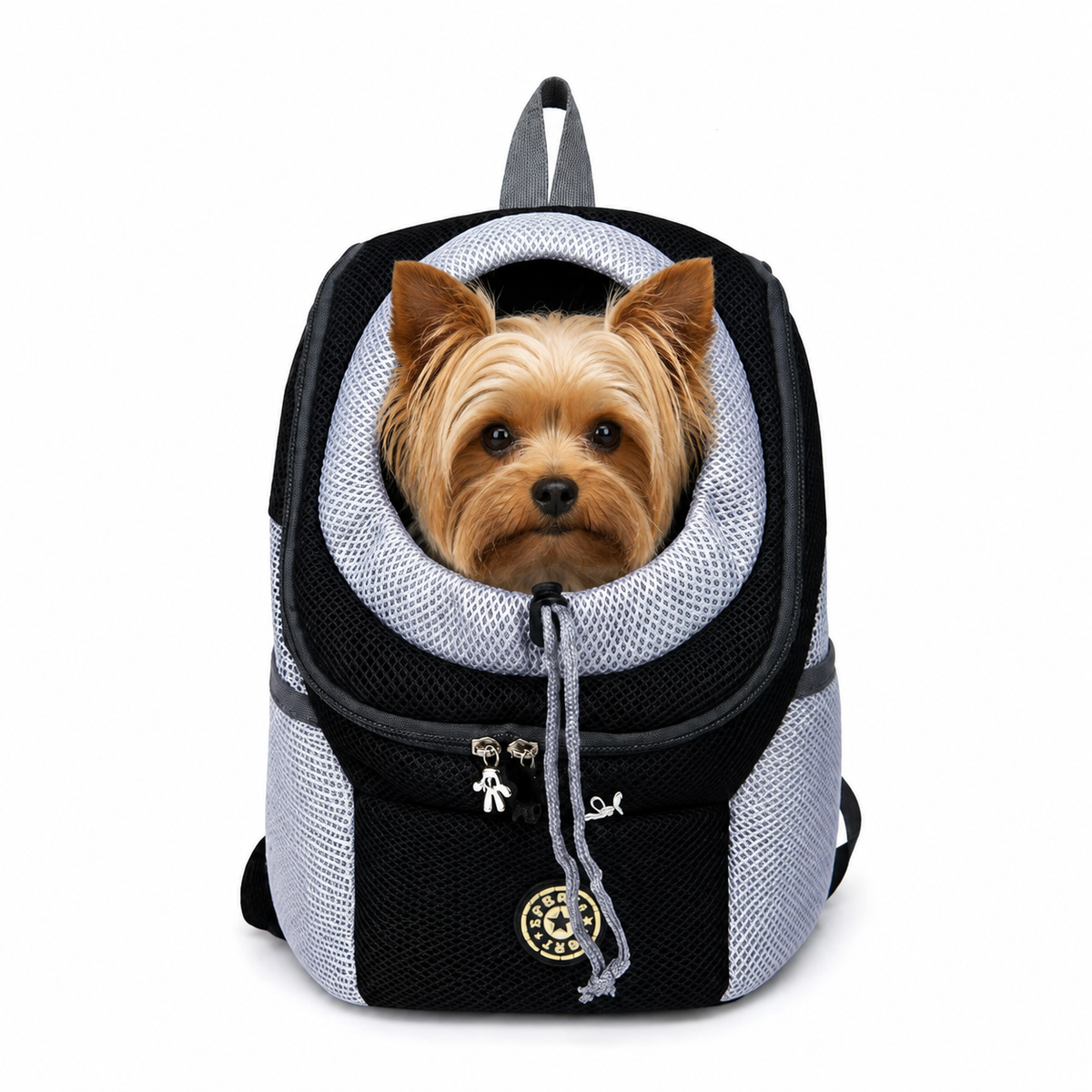 Sac à dos de transport pour chien, maille respirante, tailles S à L, 1 à 12 kg