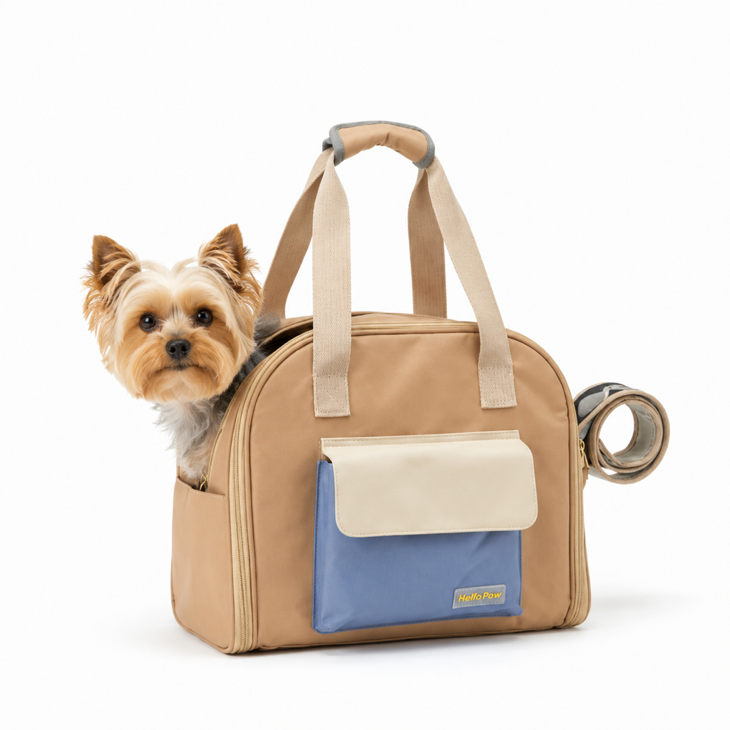 Sac de transport multiportage pour petit chien, poches de rangement, jusqu'à 4 kg